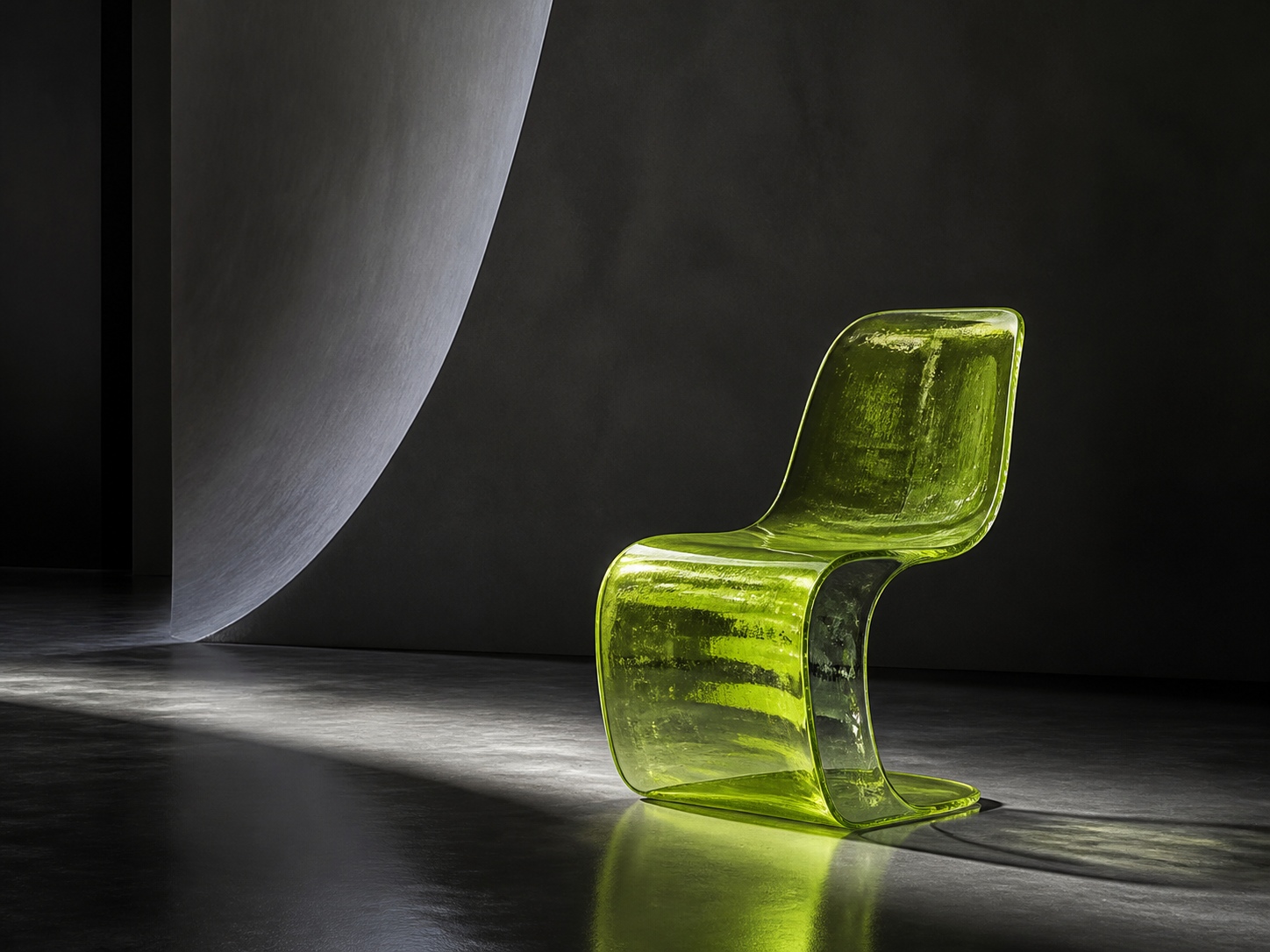 Cling AI image composition featuring a product scene with controlled light and color