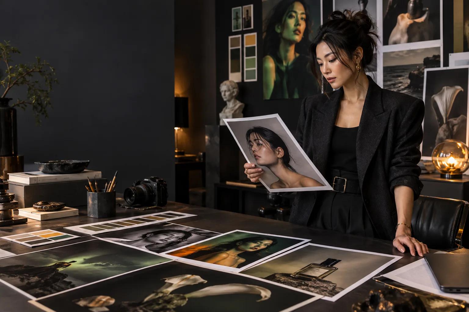 Develop a still visual with a clear subject, useful crop, lighting direction, and optional reference. Explore image briefs for products, editorial ideas, and story planning.